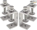 Clamps Heavy Duty 304 Stainless Steel, Small Metal Clamps With Screws, Wide Jaw Opening Tiger Clamp For Woodworking, Clamps for Crafts (4pcs)