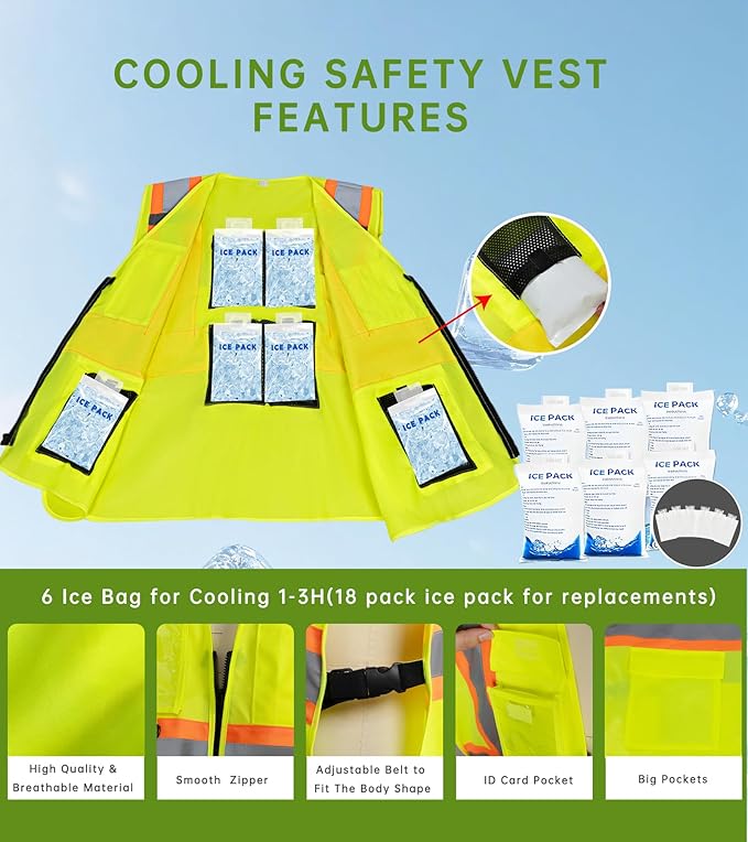 TOURGO Safety Vest Meets ANSI Class 2 Standards