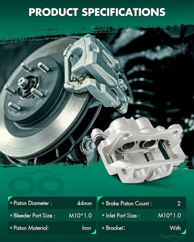 SCITOO Front Right Brake Caliper With Bracket 19B3103 Compatible For Acura TL 2009-2014, For Acura TLX 2015-2018, For Honda Ridgeline 2006-2014