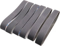 Taokyid 18 Pack 1-1/2 x 30 Inch Sanding Belts, 1.5 x 30 Silicon Carbide Sanding Belts, 3 Each of 120 240 400 600 800 1000 Grits Sander Belts for Knife Sharpening and Metalworking