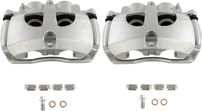 SCITOO 18B5211 18B5210 Rear Left & Right Disc Brake Calipers Assembly w/Bracket For Dodge For Ram 3500 2009-2010,For Ram For 3500 2011-2018,For Ram For 4000 2012-2016