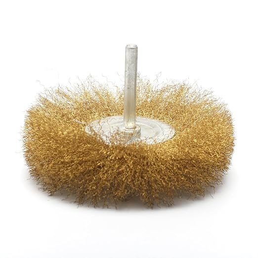 7pc Brass Wire polishing Brush Wheel & Cup Set brass cup brush with 1/4-Inch Shank 0.13mm true brass wire
