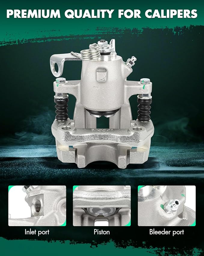 SCITOO Rear Left Brake Caliper With Bracket 19B2719 Compatible For Volkswagen For Golf 2002 2004-2005,For Volkswagen For Jetta 2005