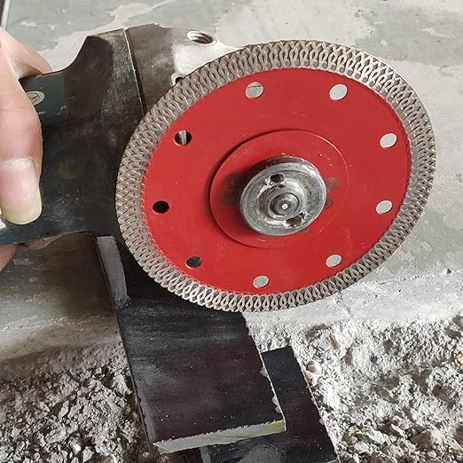 GoYonder 7 Inch Super Thin Tile Saw Blade, Diamond Blade for Angle Grinder, Dry Wet Tile Blade for Ceramic Tile, Concrete, Granite Cutting