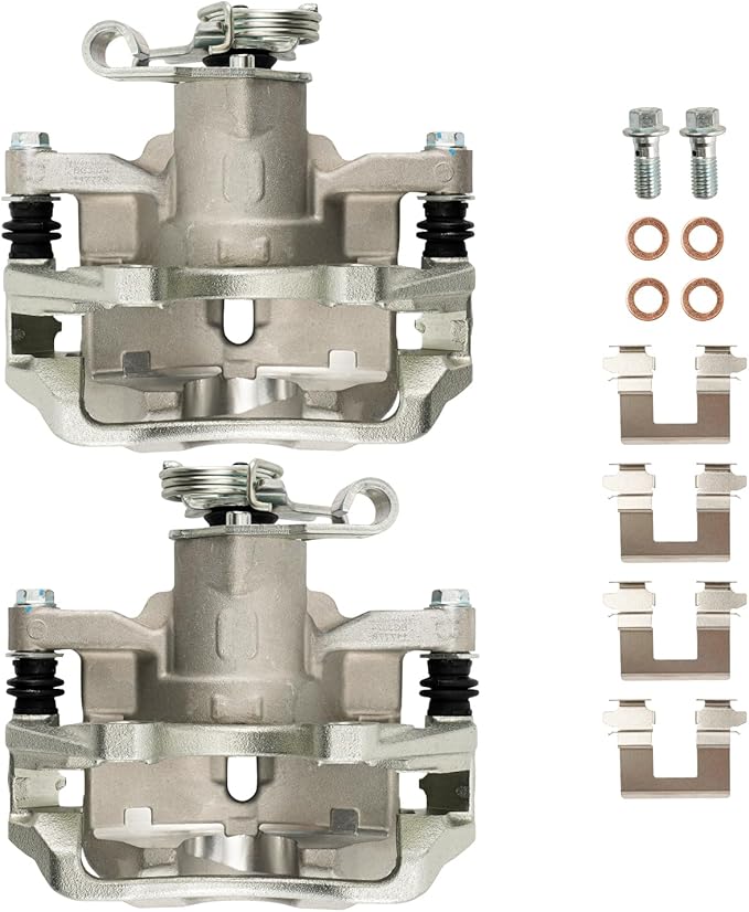 Torchbeam Rear Brake Calipers Set for Buick 2006-2011 Lucerne, Cadillac 2006-2011 DTS, Rear Left and Rear Right Calipers Replace # 18B5014+18B5015