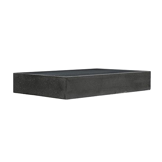 HHIP 4401-1598 12" X 8" X 2" Granite Surface Plate, Grade B, 0 Ledge
