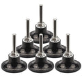 2 Inch Quick Change Disc Pad Holder, 6 Pack Lock Disc Holder, 1/4" Shank for Angle Die Grinder Attachments, Type R, for Polishing, Sanding and Surface Preparation