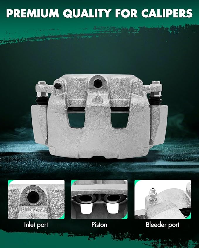 SCITOO Front Disc Brake Caliper With Bracket 18B5055 Compatible For Chrysler For Aspen 07-09,For Dodge For Durango 07-09(Just Fit Front Right),For Dodge For Ram 1500/Dakota 09-10(Just Fit Front Left)