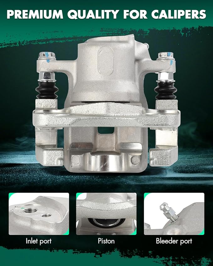 SCITOO Rear Left Brake Caliper With Bracket 19B7049 Compatible For Toyota For RAV4 2012-2018