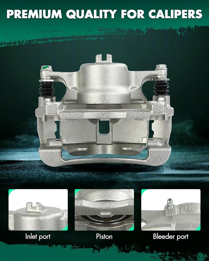 SCITOO 19B7149 Front Right Disc Brake Caliper Assembly w/Bracket For Nissan For Rogue 2014-2018