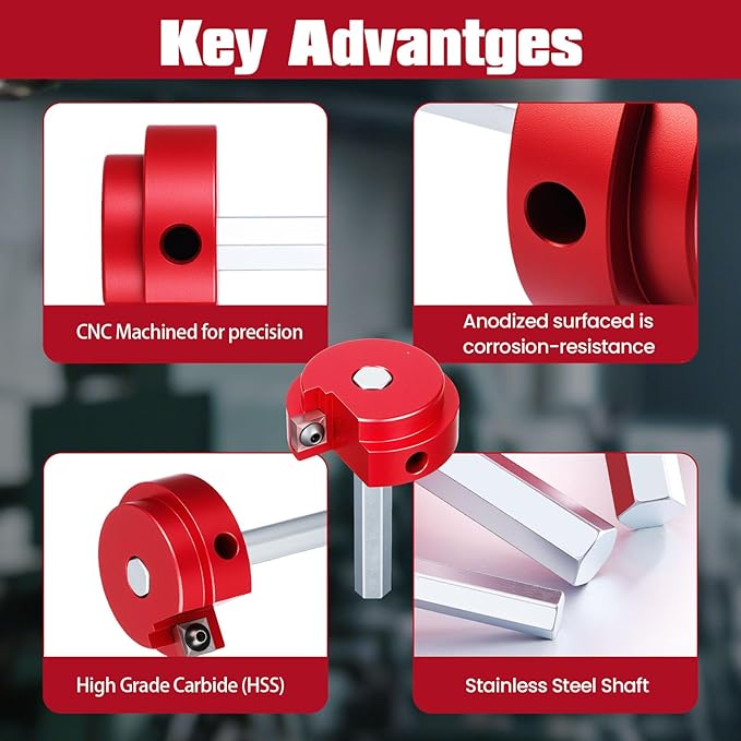 9Pcs PVC Pipe Reamer Kit, Lightweight Aluminum PVC Fitting Saver for Sch.40 CPVC, ABS, Socket Saver Plumbing Tool Includes 1/2", 3/4", 1", 1-1/4", 1-1/2", 2", 2-1/2", 3", 4", Fits 1/2" Drill