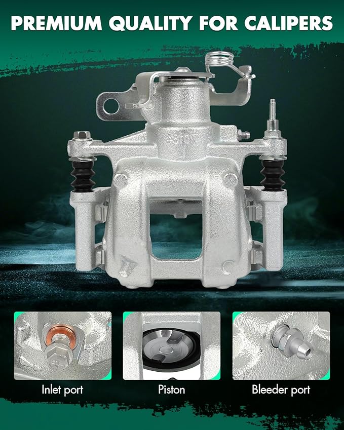 SCITOO 18B5516 Rear Right Disc Brake Caliper Assembly w/Bracket For Ford For Transit-150/For Transit-250/For Transit-350/For Transit-350 HD