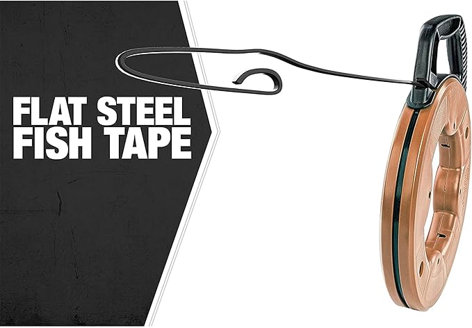 Southwire 58279840 1/8 in. 240 ft. Steel Fish Tape