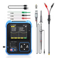 FNIRSI DSO-TC3 Oscilloscope - 3-in-1 Handheld Oscilloscope & DDS Signal Generator & Transistor Tester, 500Khz Bandwidth 10MSa/s Sampling Rate, 6 Types of Waveforms, Transistors Measure