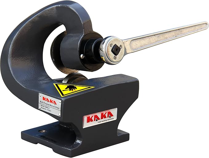 KAKA INDUSTRIAL MMS-2 Multiple Purpose Benchtop Throatless Sheet Metal Shear,14 Gauge Mild Steel Metal Cutter