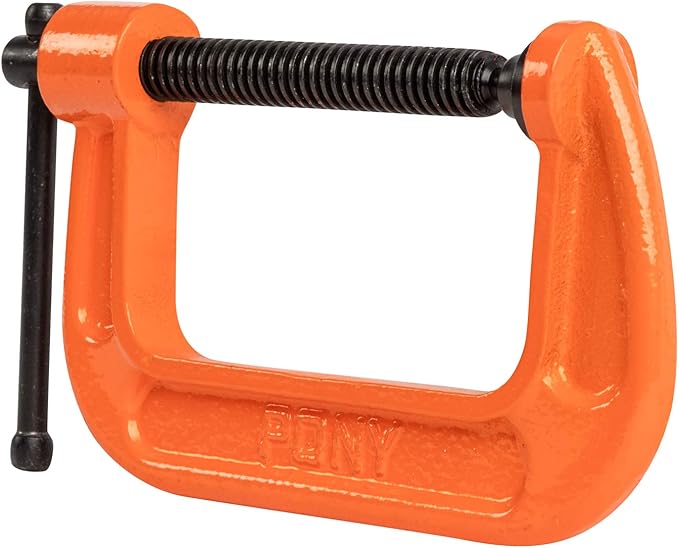 Pony Jorgensen 2630 3-Inch C-Clamp, Orange