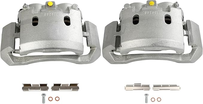 SCITOO 18B4747 18B4746 Front Left & Right Disc Brake Calipers Assembly w/Bracket For Dodge For Ram 2500 2000-2002,For Dodge For Ram 3500 2000-2002,For Dodge For Ram 4000 2000-2002