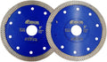 SHDIATOOL 5 Inch Diamond Saw Blade Cutting Porcelain Tile Ceramic Granite Marble Brick(2-Pack)