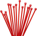 XINGO 1000 PCS 6 inch Cable Zip Ties, 18lb Strength, Small Tie Wraps Self-Locking Nylon Zip Ties for Indoor and Outdoor Use (Red)