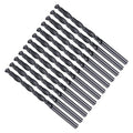 Drill Bit, 11/64" Cutting Diameter, 4241 HSS Nitriding Black 118° Cutting Angle Versatile Jobber Bits - (Applications: for Drilling Plastic Wood Soft Metal), 12-Pieces