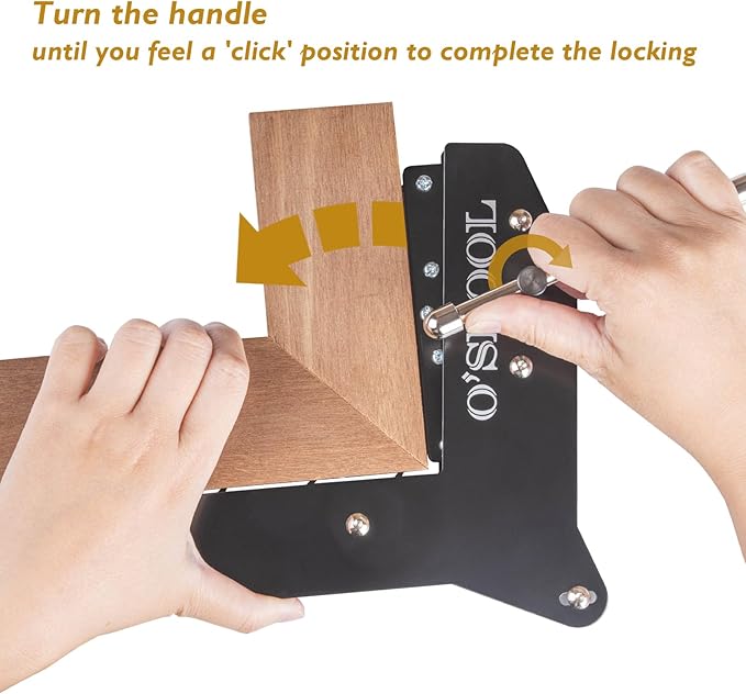 O'SKOOL Miter Max Corner Clamp for Woodworking, Making Window Casing, Making Door Casing, Crafting Projects-2 pack