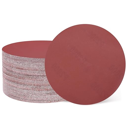 HARFINGTON 100 Pcs 6 Inch Sanding Disc 2000 Grit Hook and Loop Sandpaper Random Orbital Sander Pads for Woodworking Automotive Metal Polishing