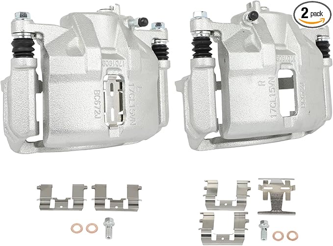 SCITOO 19B1461 19B1460 Front Left & Right Disc Brake Calipers Assembly w/Bracket For Acura For CL/For Integra/For TL,For Honda For Accord/For CR-V/For Odyssey/For Prelude,For Isuzu For Oasis