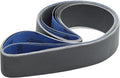 2 X 72 Inch Silicon Carbide Extra Fine Grit Sanding Belts 600, 800, 1000 Grits, 2x72 Grinding Belts for Knife Sharpening, 6 Pack Assortment
