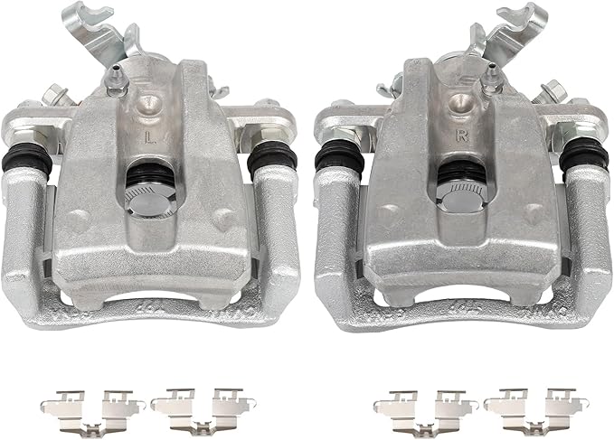 SCITOO Rear Brake Calipers With Bracket 19B3797 19B3796 Compatible For Pontiac For Vibe 2009-2010,For Toyota For Corolla 2009-2011 2014-2019,For Toyota For Matrix 2009-2014