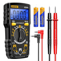 Digital Multimeter Tester, Ohm Volt Amp Test Meter, DC AC Voltmeter and Continuity Test Diode Voltage Tester for Automotive Battery Test Household Outlet (Black)