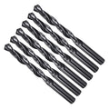 Drill Bit, 11.5mm Cutting Diameter, 4241 HSS Nitriding Black 118° Cutting Angle Versatile Jobber Bits - (Applications: for Drilling Plastic Wood Soft Metal), 6-Pieces