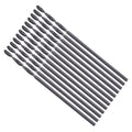 Drill Bit, 0.6mm Cutting Diameter, 4241 HSS Nitriding Black 118° Cutting Angle Versatile Jobber Bits - (Applications: for Drilling Plastic Wood Soft Metal), 12-Pieces