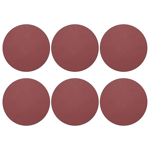 HARFINGTON 30 Pcs 7 Inch Sanding Disc 320 Grit Hook and Loop Sandpaper Random Orbital Sander Pads for Woodworking Automotive Metal Polishing