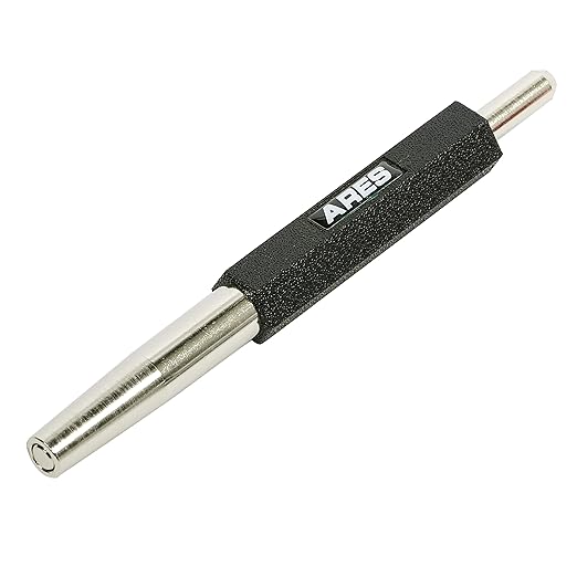 ARES 10115 – 6-Inch Trim Nail Punch – Black Nail Punch Drives Trim Nails While Protecting Finish and Hands – for Use with Trim Nails Up to 1-1/4-Inch (31.2mm)
