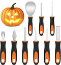 9 Pcs Pumpkin Carving Kit, Halloween Pumpkin Carving Tools, Professional Stainless Steel Pumpkin Carving Knife for Kids & Adults Halloween Gifts Party Supplies Pumpkin Tools