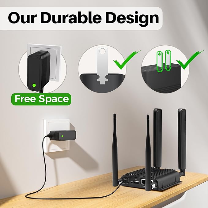 Wireless Adapter for Cradlepoint Router IBR900 IBR950 IBR600 IBR650 170716-000 Wireless Router Charger Power Cord