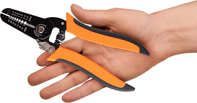 Wirefy Wire Stripper and Cutter - Wire Stripping Tool for Solid and Stranded Wires 22-10 AWG