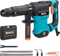 Berserker 1300W 12-Pound SDS-Max Demolition Jack Hammer, 1-9/16" 11-Amp Small Corded Electric Demo Chipping Hammer for Floor Tile Removal, Concrete Breaker with Carrying Case & 2 Chisels