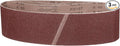 4 x 52 1/2 Inch Sanding Belt, 3 Pcs 80 Grit Aluminum Oxide Knife Sharpener Belts Work Sharpening for Belt Sander Knife Carving Tool Metal Working