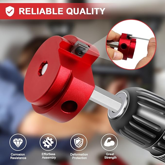 PVC Pipe Reamer, PVC Fitting Saver with 1-½-Inch Head Aluminum, PVC Socket Saver, Plastic PVC Pipe Fitting Reamer Plumbing Tools for SCH40 PVC Pipe, PP, PE, CPVC, ABS Pipe