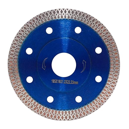 4 inch Super Thin Diamond Tile Blade Porcelain Saw Blade for Cutting Porcelain Tile Granite Marbles (4inch)