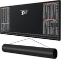 39.5”X18” DIY Worktable Mat Large Work Bench Mat Workshop Mat Workbench Cover with SAE/Metric Ruler Standard Metric Conversion Charts Tap Drill Sizes Fit for DIYers Carpenter Repairman