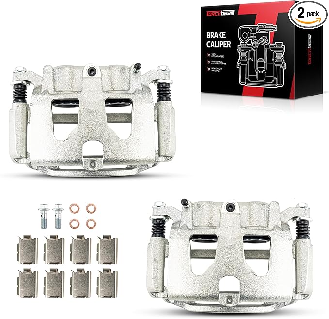 Torchbeam Rear Brake Calipers Set for Ford 2013-2022 F-250 Super Duty, Ford 2013-2022 F-350 Super Duty, Rear Left and Rear Right Calipers Replace # 18B5472+18B5473