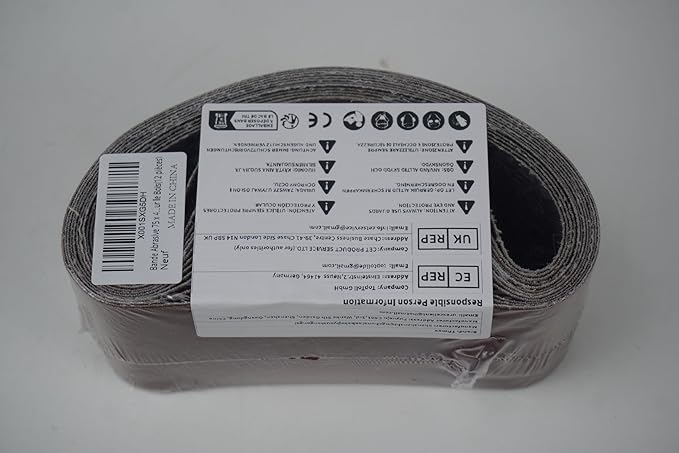 3x18 3 x 18 Inch Sanding Belt Pack 3-Inch x 18-Inch,12 Pcs(4 Each of 80 120 150 Grits) Aluminum Oxide for Sander
