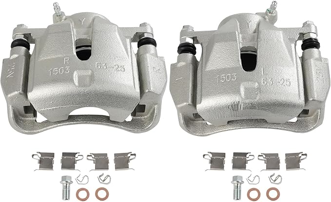 SCITOO 19B3196 19B3197 Front Left & Right Disc Brake Calipers Assembly w/Bracket For Toyota For RAV4 2006-2018