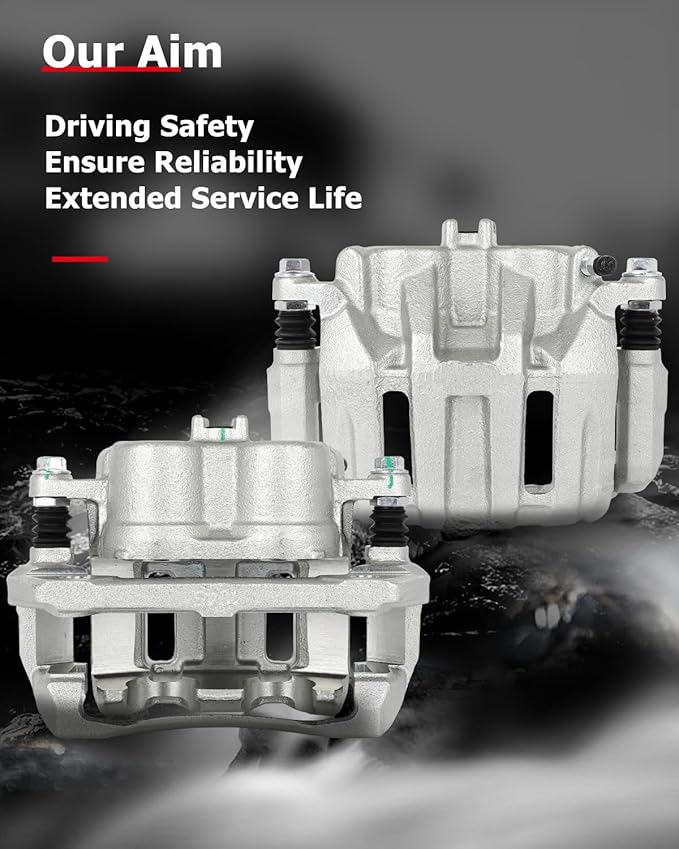 cciyu Front Left & Right Brake Calipers Assembly w/Bracket 19B2958 19B2959 For Acura For RDX,For Honda For Accord Crosstour/For Crosstour/For CR-V/For Odyssey