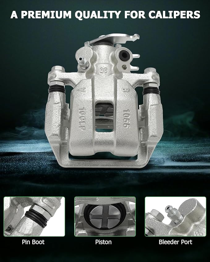 SCITOO 19B3359 Rear Left Disc Brake Caliper Assembly w/Bracket For Acura For TSX 2009-2014,For Honda For Accord 2008-2012