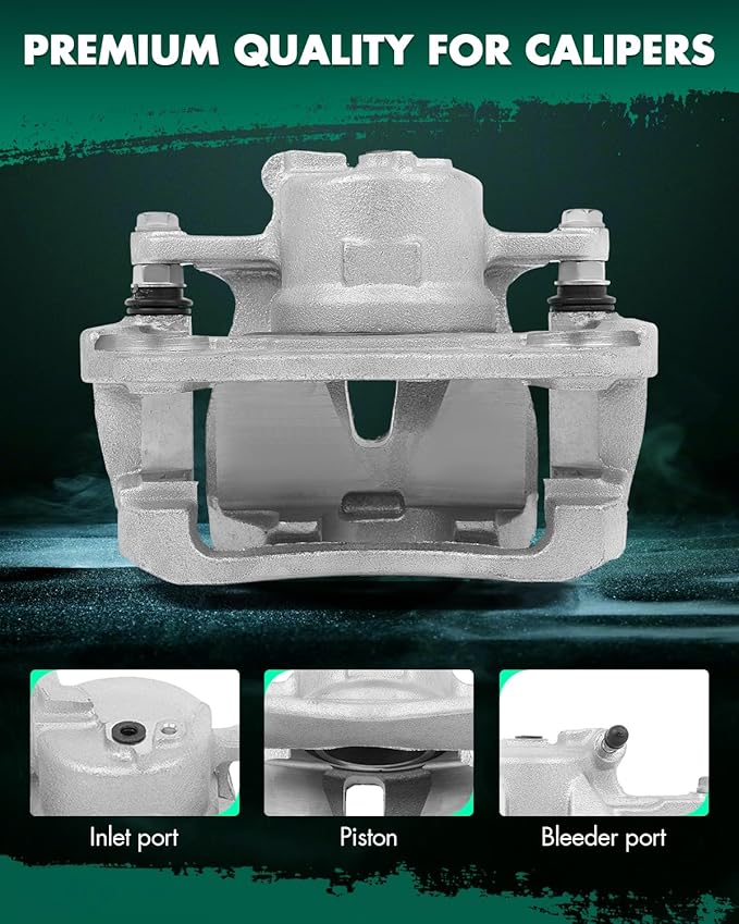 SCITOO 19B3194 Front Left Disc Brake Caliper Assembly w/Bracket For Pontiac For Vibe,For Scion For iM/For tC,For Toyota For Corolla iM/For Matrix/For RAV4