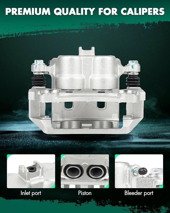 SCITOO Front Left Brake Caliper With Bracket 19B3102 Compatible For Acura TL 2009-2014, For Acura TLX 2015-2018, For Honda Ridgeline 2006-2014