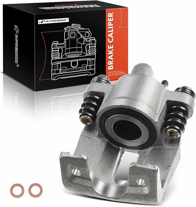 A-Premium Disc Brake Caliper Assembly Without Bracket Compatible with Select Ford and Lincoln Models - For F-150 2004-2011, Lobo 2005-2009, Mark LT 2006-2008 2010-2011 - Rear Left Driver Side